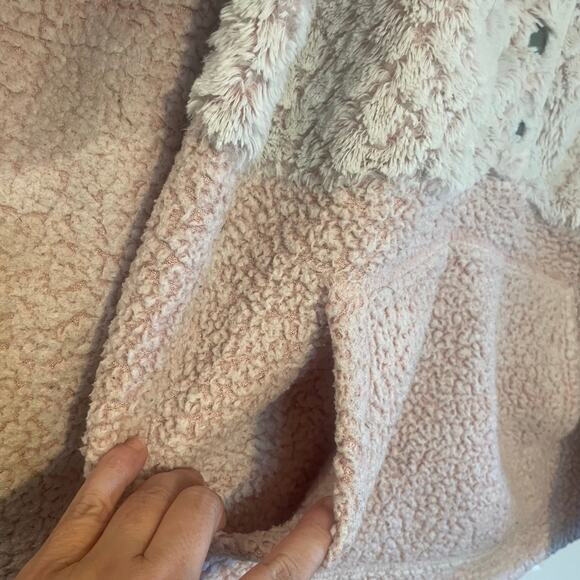 Simply Southern Pink Sherpa Pullover 1/4 snap Size XLarge - Picture 10 of 14